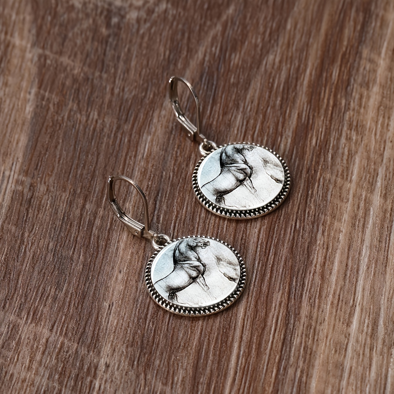 3pc Dynamic Elephants Necklace & Earrings Set, Classic Style